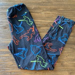 FabuLegs Lightsaber fighters leggings. Adult small.